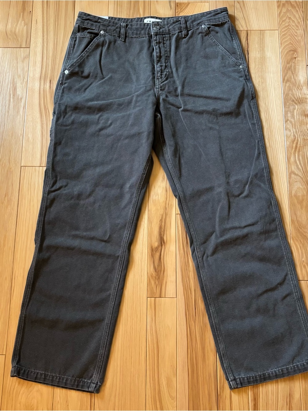 Frame Denim Canvas Straight Leg Jeans